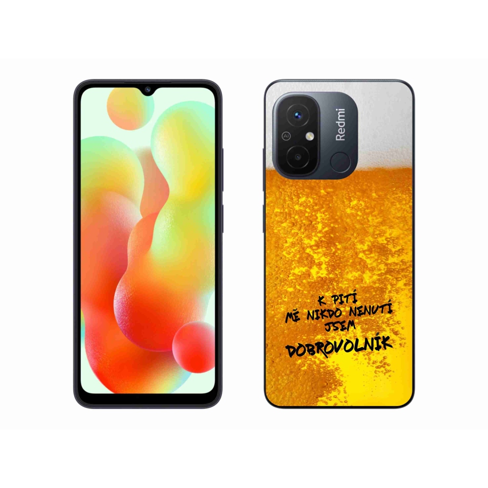 Gelový kryt mmCase na Xiaomi Redmi 12C - pivní motiv 4