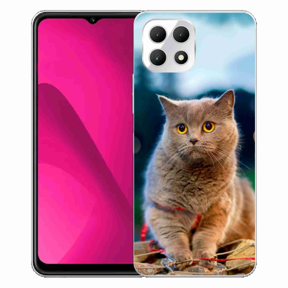Gelový kryt mmCase na T-Mobile T Phone 2 - britská modrá 2