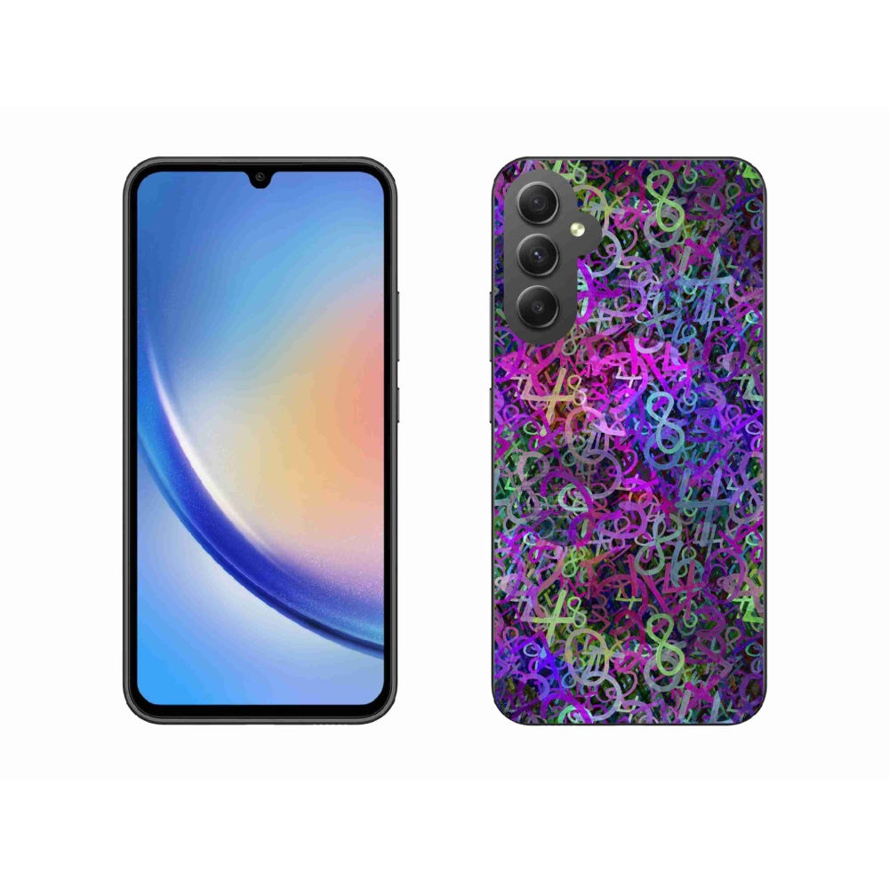 Gelový kryt mmCase na Samsung Galaxy A34 5G - abstraktní motiv 25