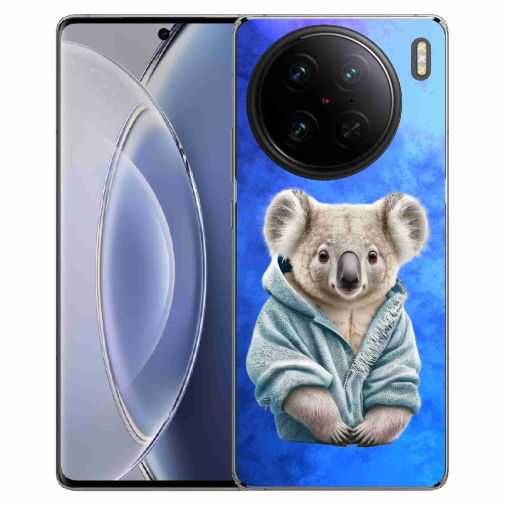 Gelový kryt mmCase na Vivo X90 Pro - koala ve svetru