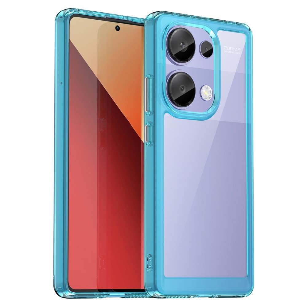 Gelový obal s pevnými zády pro Xiaomi Redmi Note 13 Pro 4G/Poco M6 Pro - světlemodrý