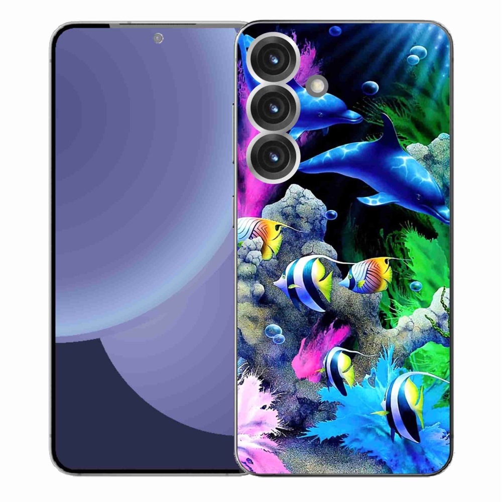 Gelový kryt mmCase na Samsung Galaxy S25+ - mořský svět