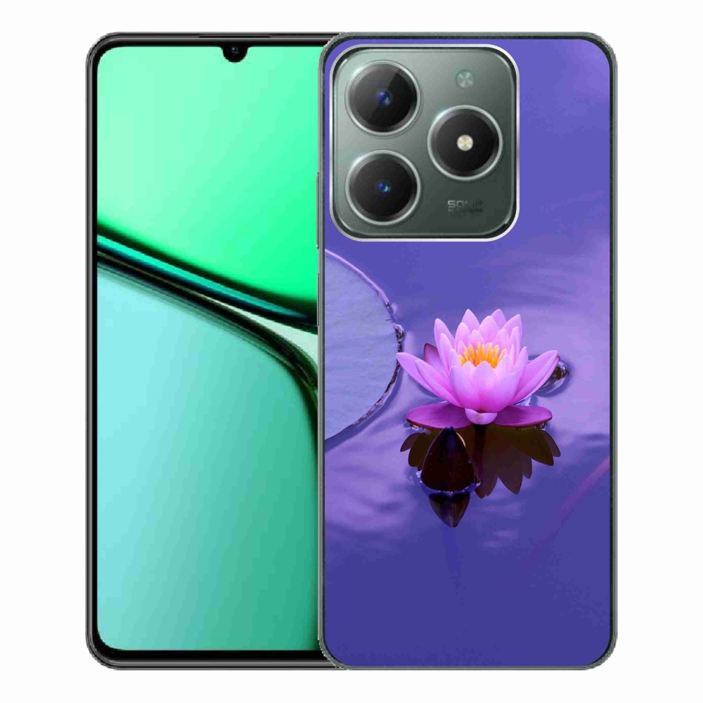 Gelový obal mmCase na Realme C61 - květ na hladině
