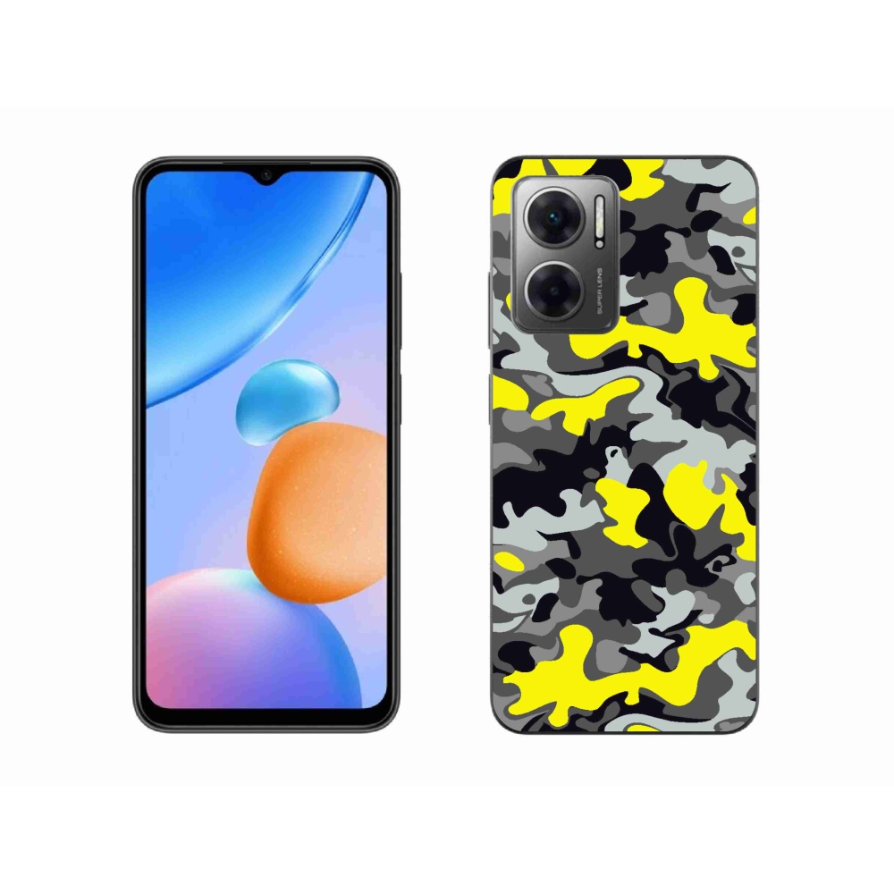 Gelový kryt mmCase na Xiaomi Redmi 10 5G - maskáčový vzor 6