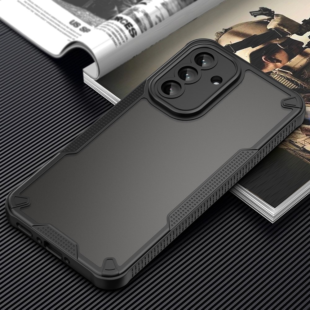 Frosted odolný kryt na Samsung Galaxy A56 5G - černý