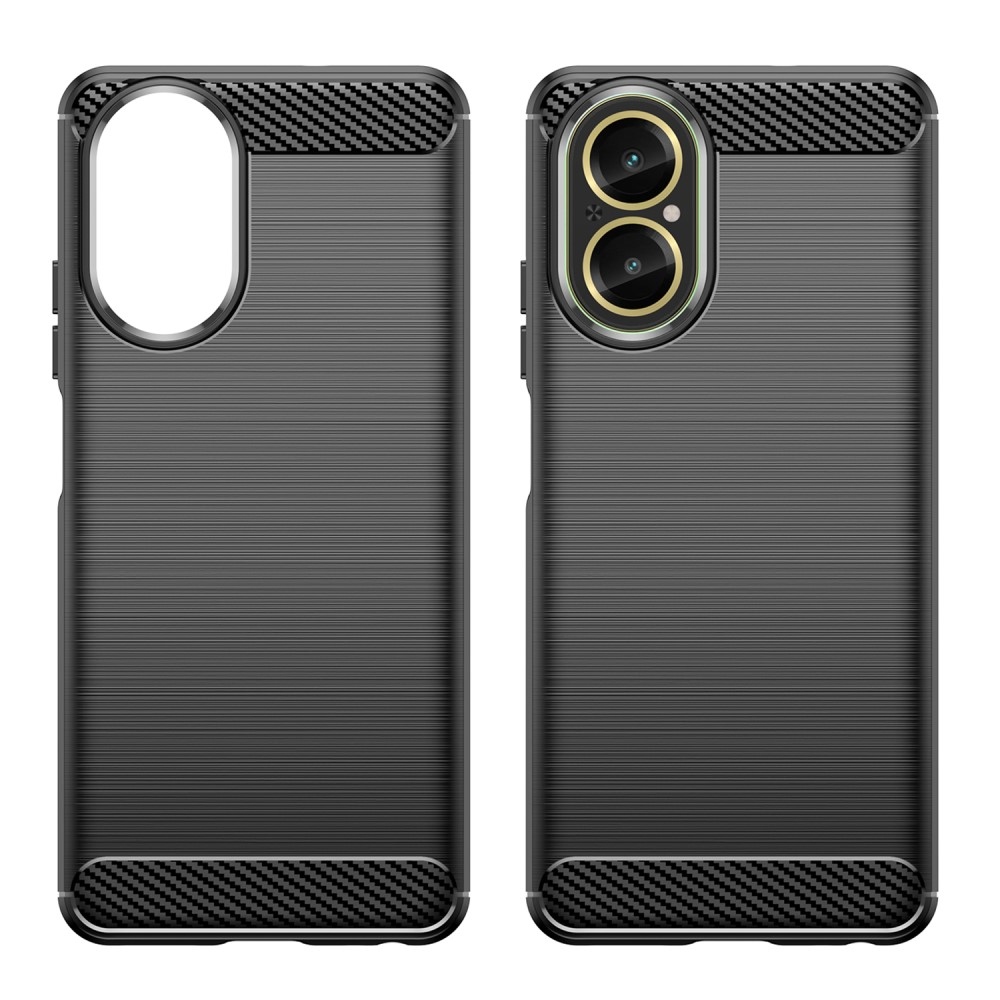 Carbon odolný gelový obal na mobil Realme C67 - černý