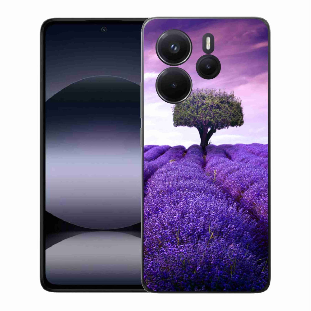 Gelový kryt mmCase na Xiaomi Redmi Note 14 - levandulová louka