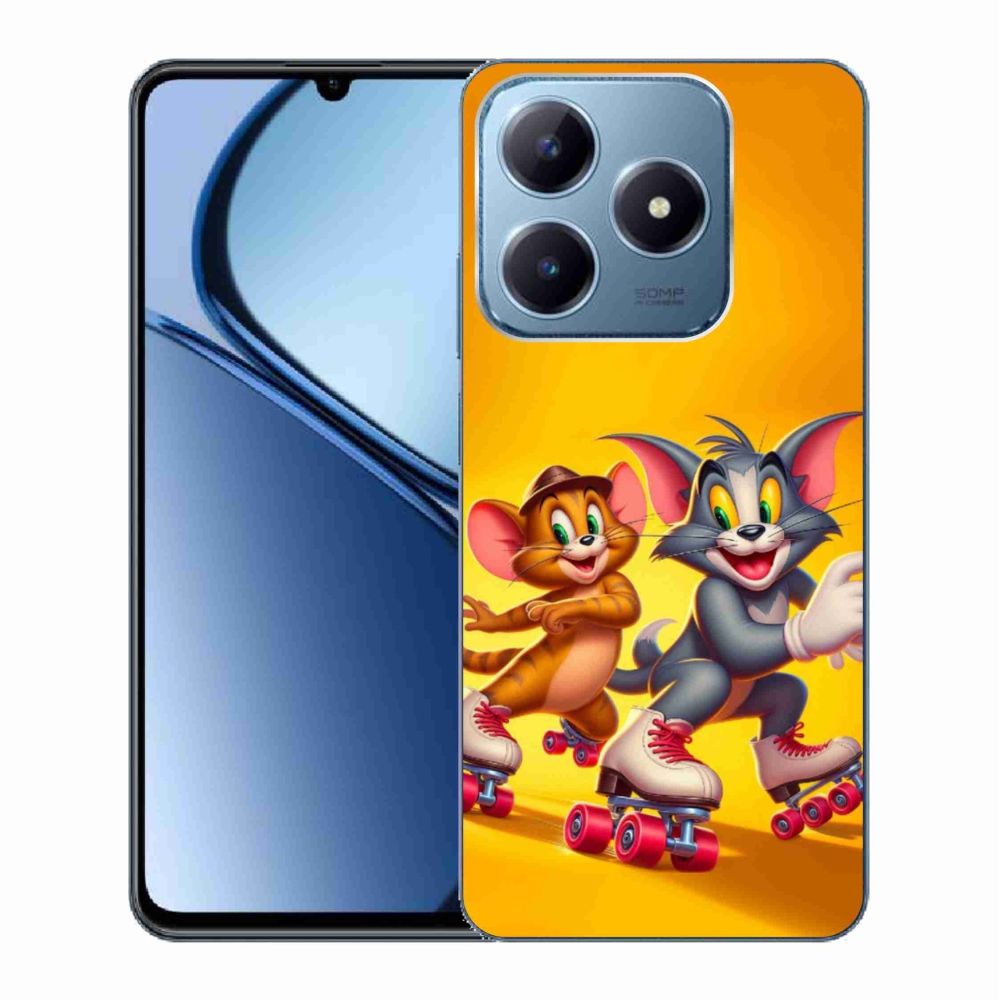 Gelový kryt mmCase na Realme C63 - tom a jerry