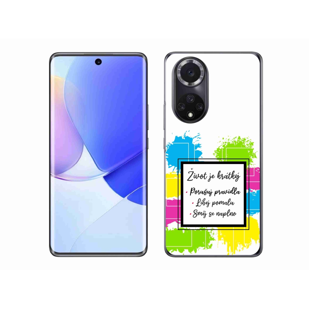 Gelový kryt mmCase na Huawei Nova 9 - citát 5 bílé pozadí