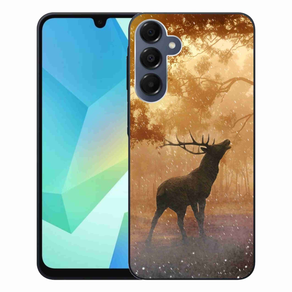 Gelový kryt mmCase na Samsung Galaxy A16 4G/5G - jelen v říji
