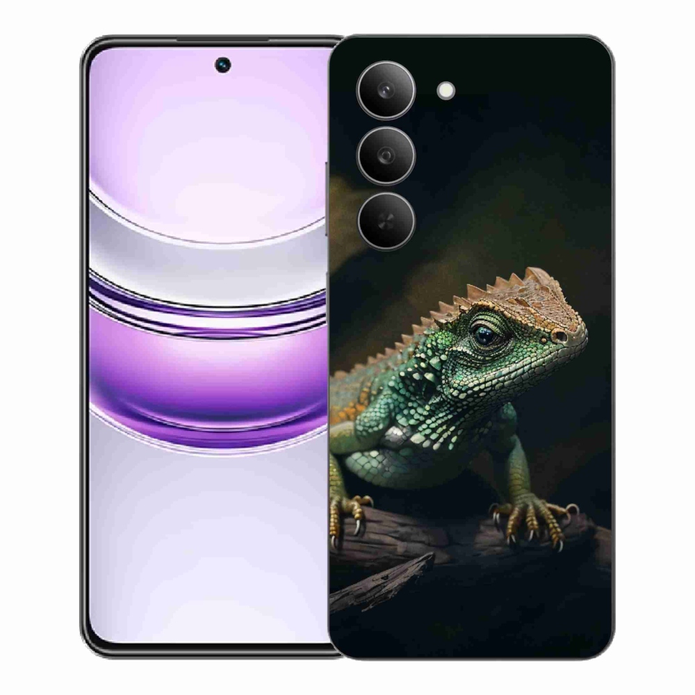 Gelový kryt mmCase na Realme 14x 5G - ještěr