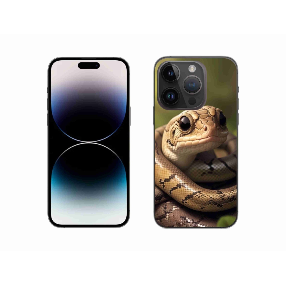 Gelový kryt mmCase na iPhone 14 Pro - had 1