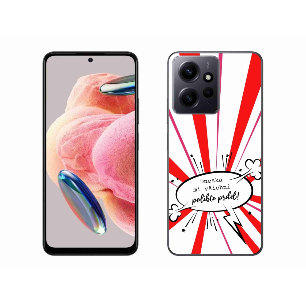 Gelový kryt mmCase na Xiaomi Redmi Note 12 4G - vtipný text 15 bílé pozadí