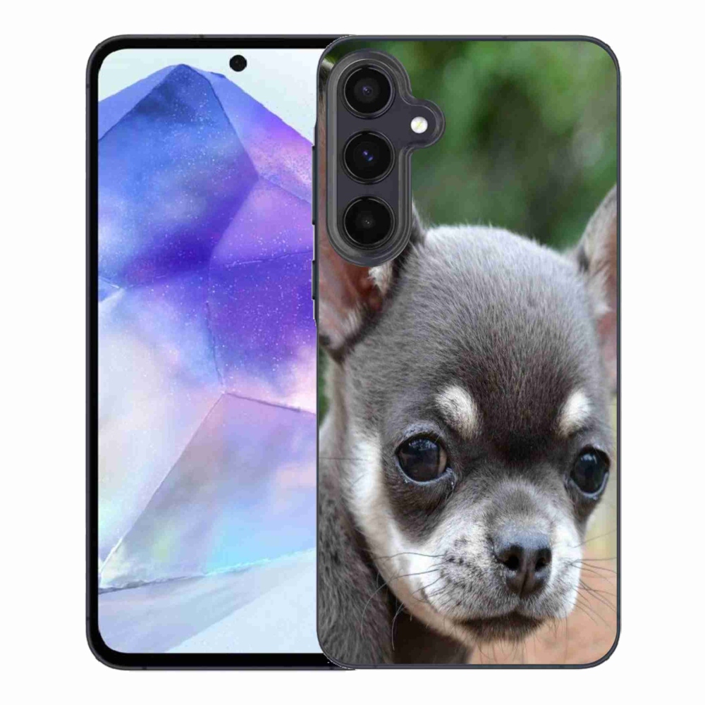 Gelový obal mmCase na Samsung Galaxy A55 5G - čivava