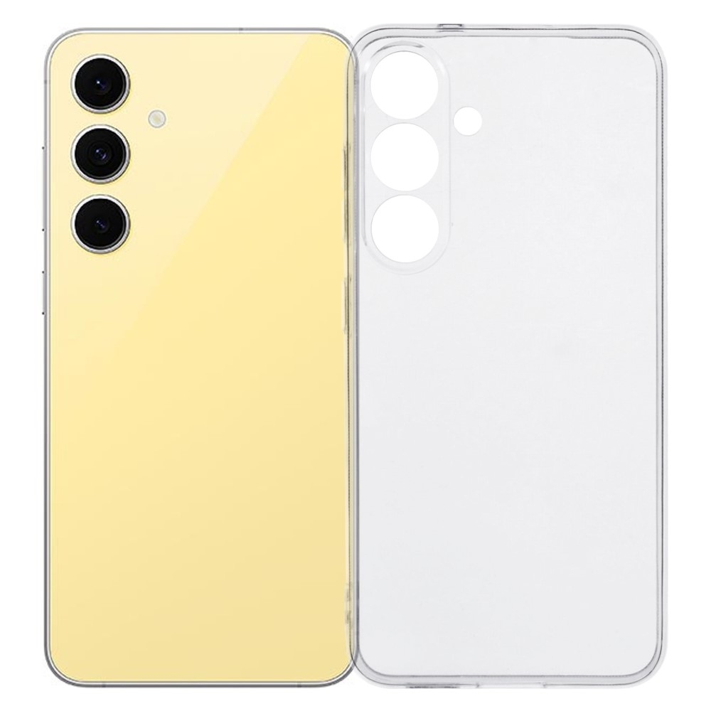 Průhledný gelový obal na mobil Samsung Galaxy S25+ - průhledný