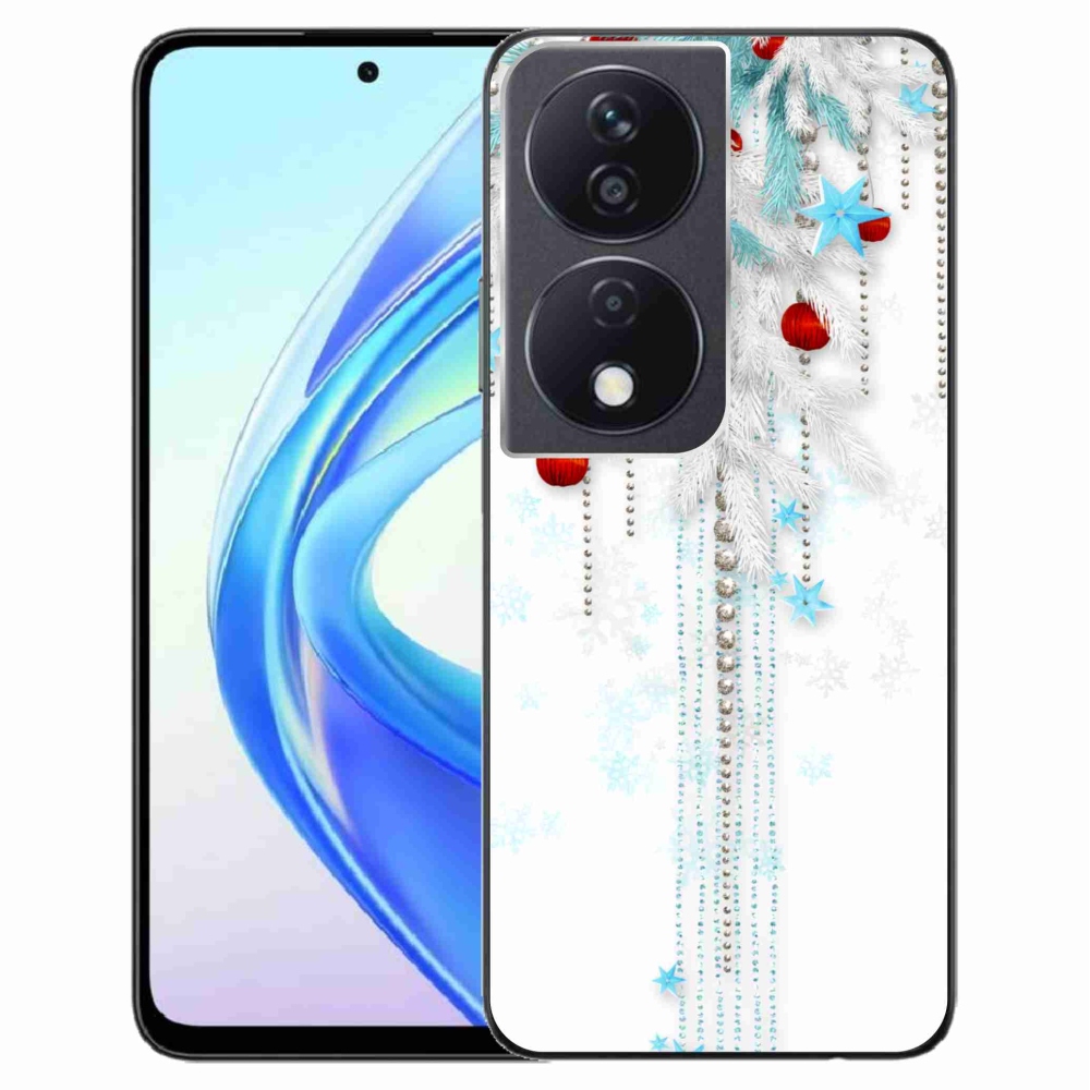 Gelový kryt mmCase na Honor X7b/Honor 90 Smart - vánoční ozdoby