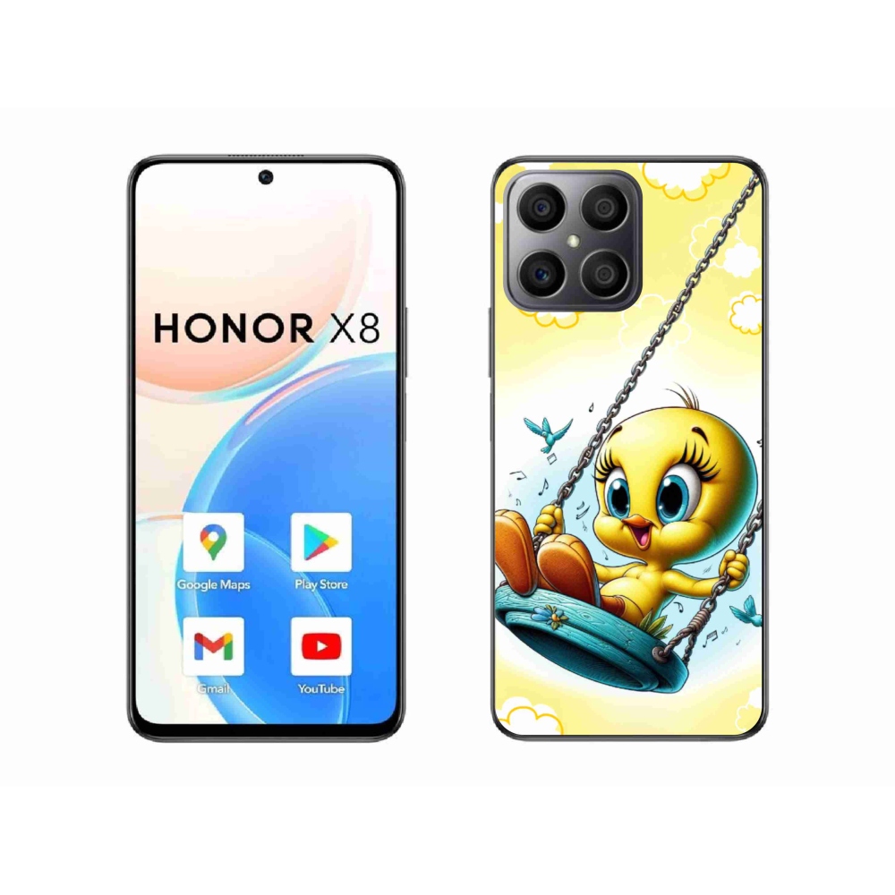 Gelový kryt mmCase na Honor X8 4G - tweety