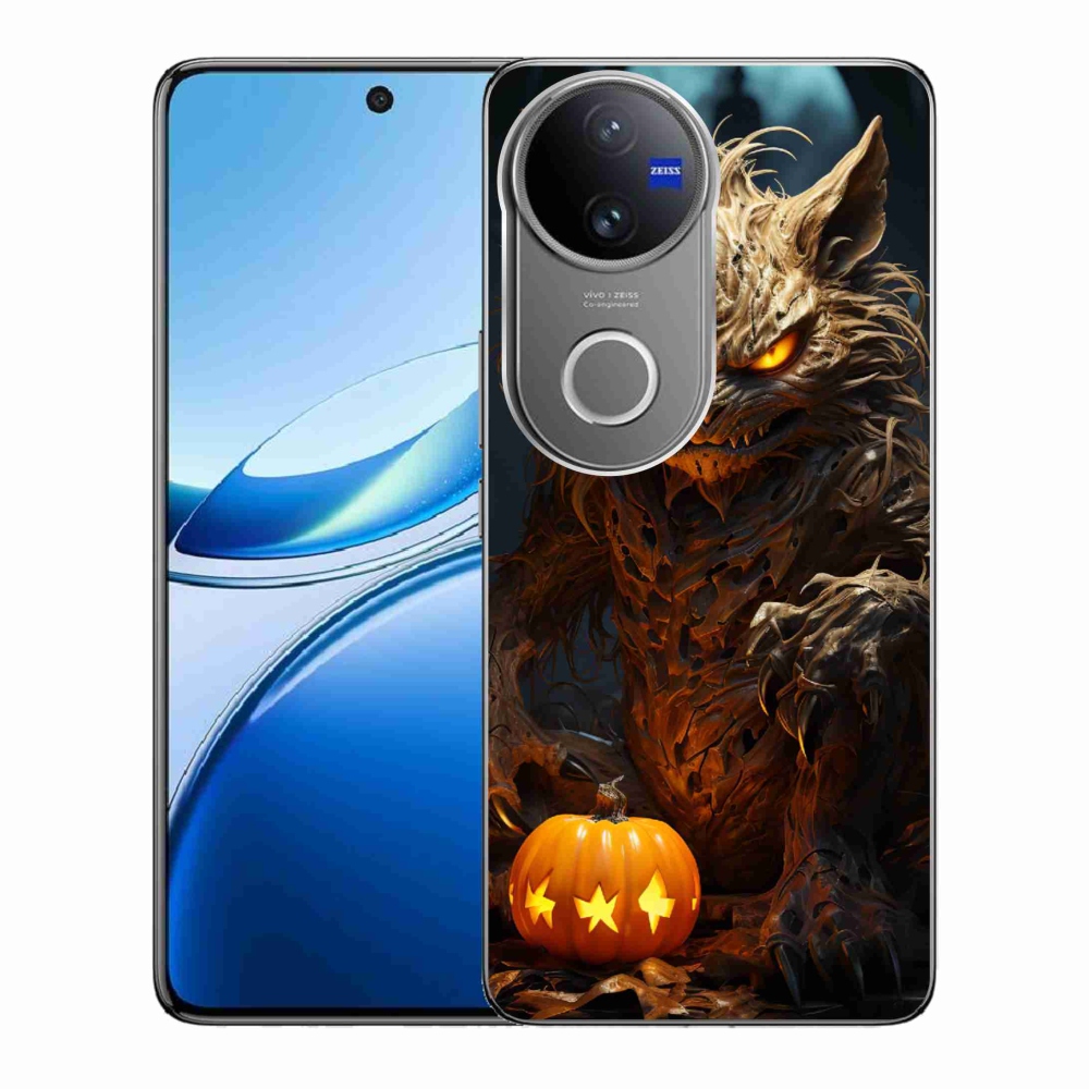 Gelový kryt mmCase na Vivo V50 5G - halloweenská příšera