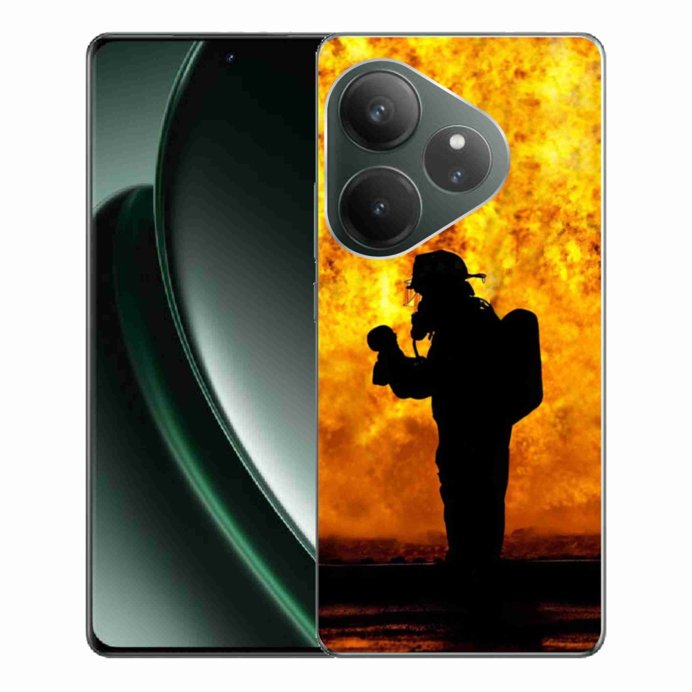 Gelový kryt mmCase na Realme GT 6 5G/GT 6T 5G - hasič