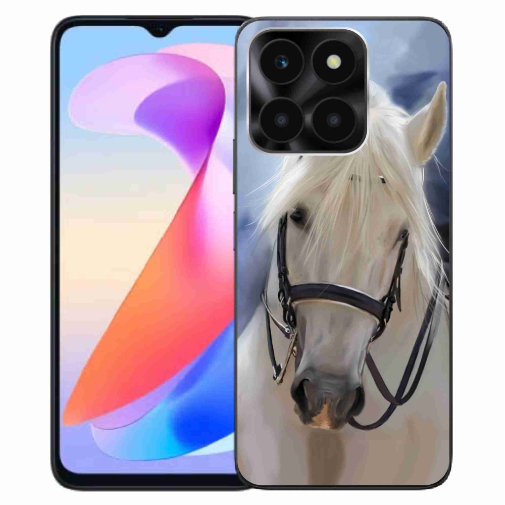 Gelový kryt mmCase na Honor X6a - bílý kůň