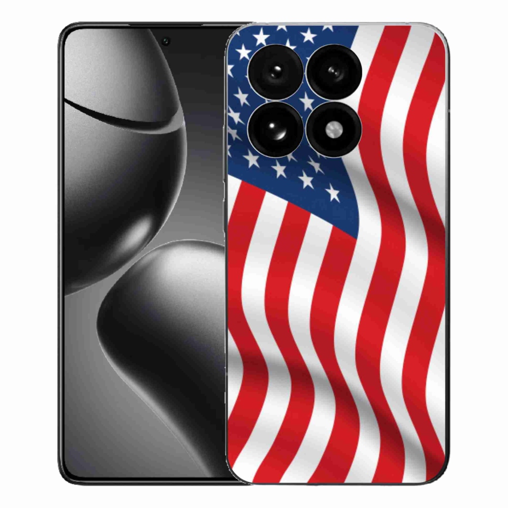 Gelový kryt mmCase na Xiaomi 15T - USA vlajka