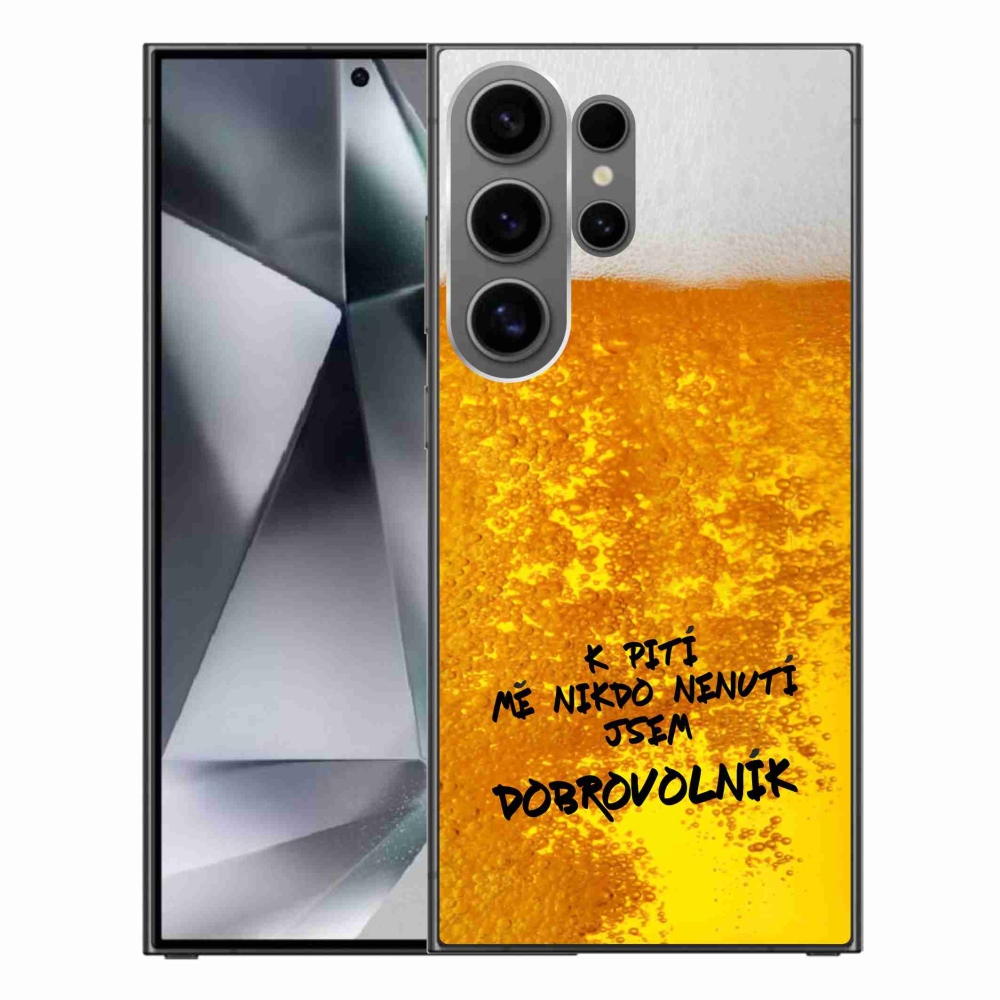 Gelový kryt mmCase na Samsung Galaxy S24 Ultra - pivní motiv 4