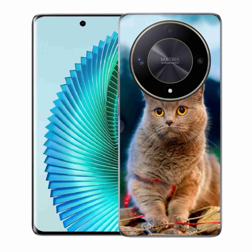 Gelový kryt mmCase na Honor Magic 6 Lite 5G - britská modrá 2