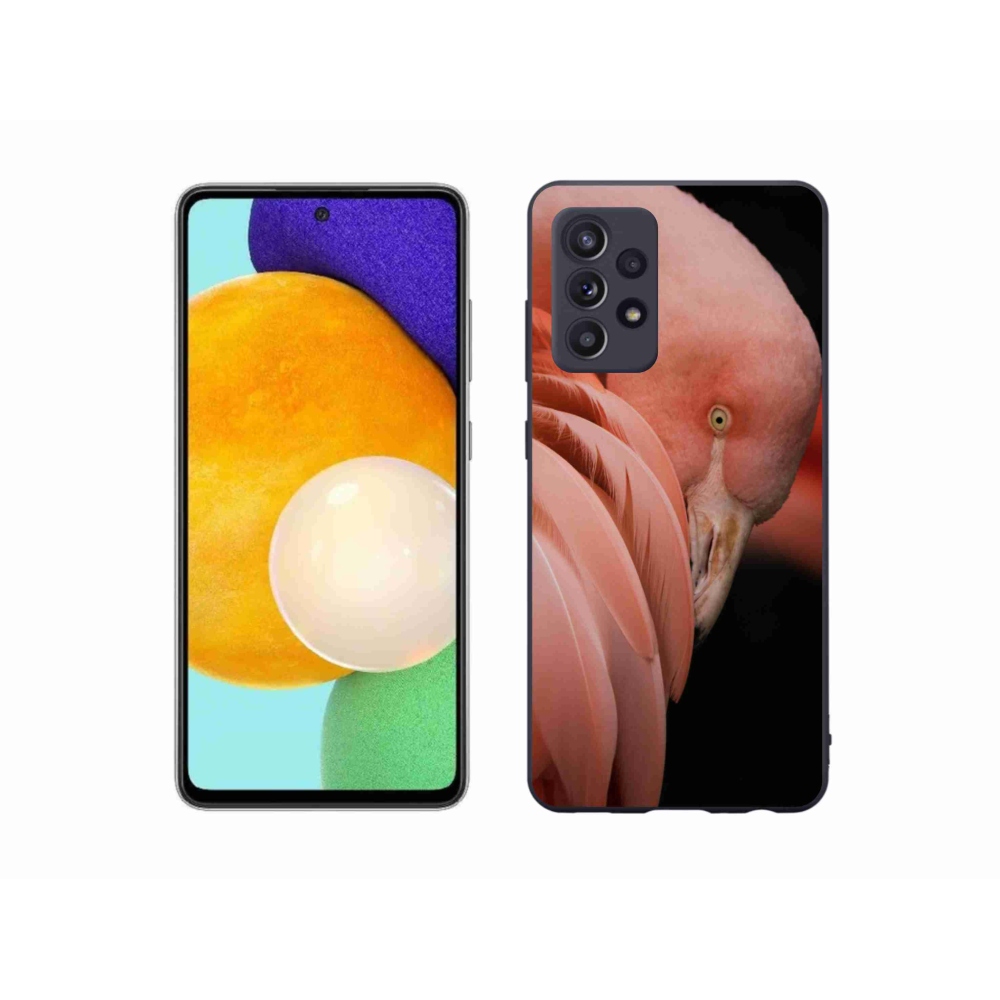 Gelový kryt mmCase na Samsung Galaxy A52/A52 5G - plameňák 3
