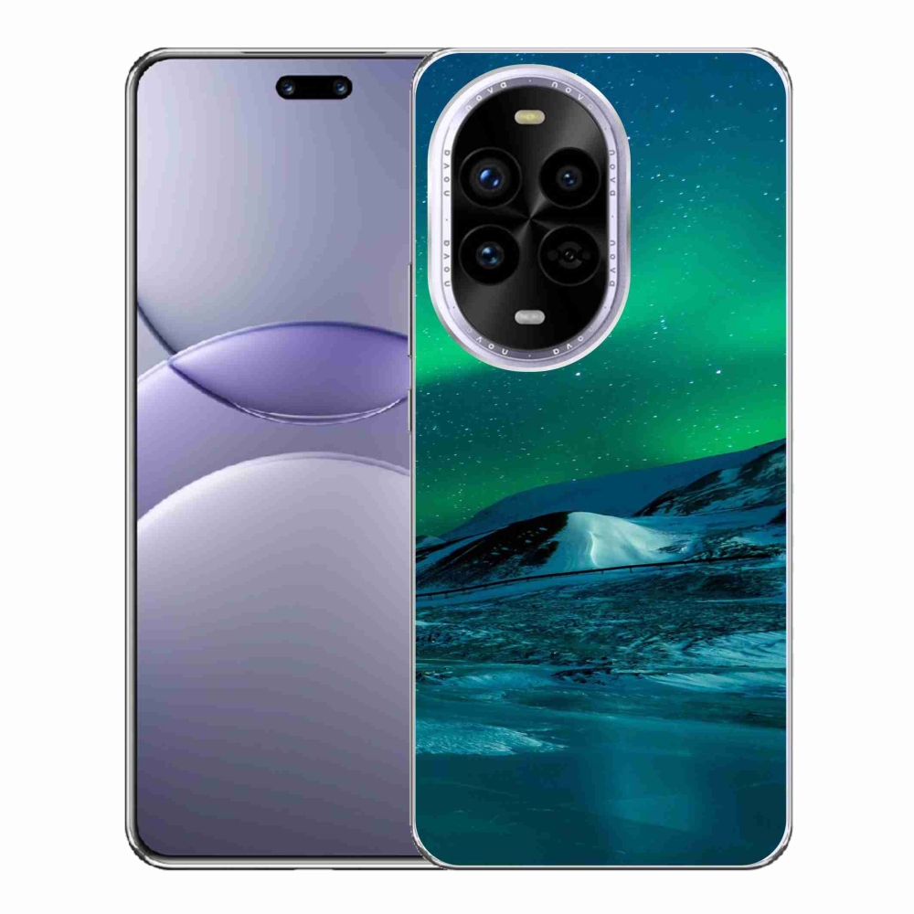Gelový kryt mmCase na Huawei Nova 13 Pro 5G - polární záře