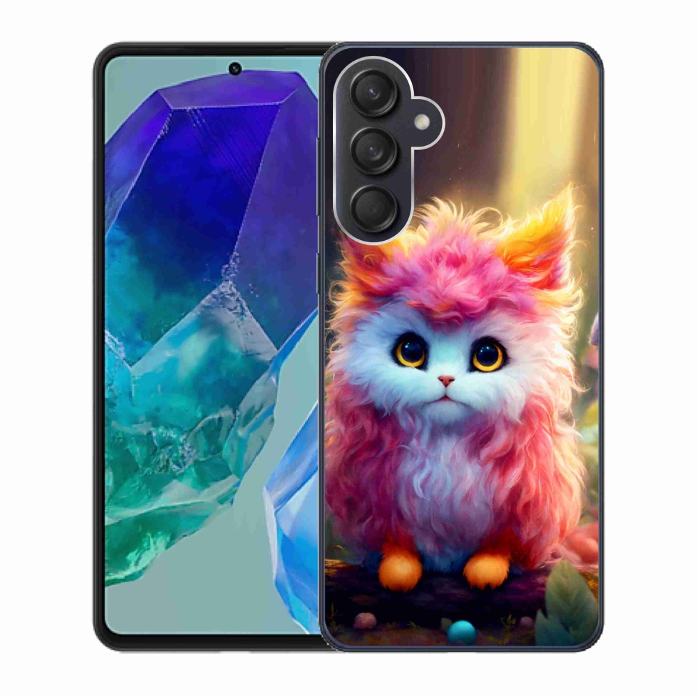 Gelový kryt mmCase na Samsung Galaxy M55 5G - roztomilé kotě 5