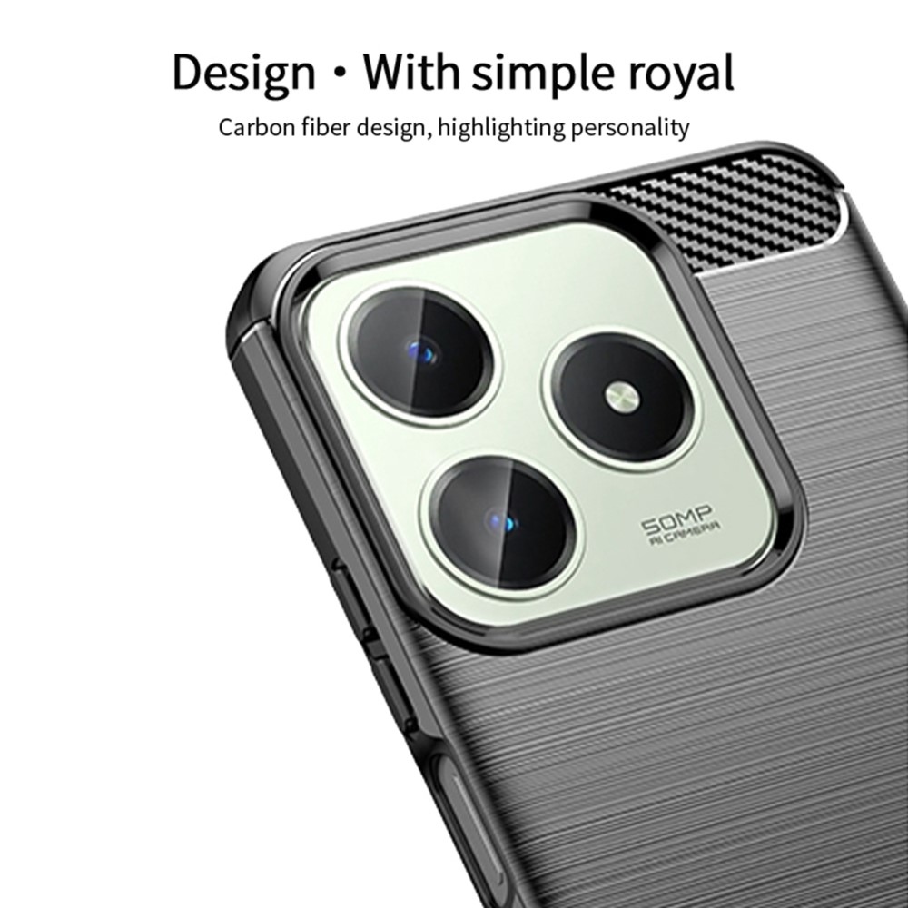 Carbon odolný gelový obal na Realme C61/C63 - černý