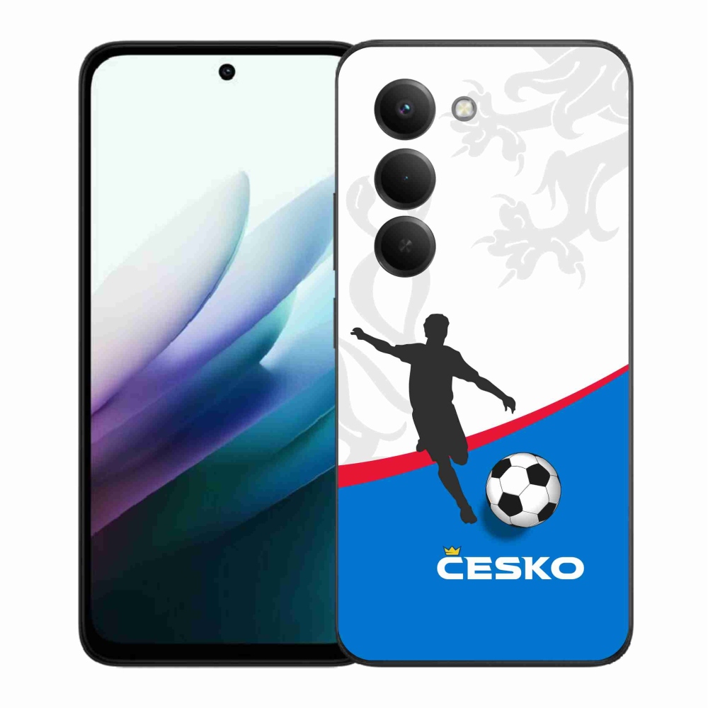 Gelový kryt mmCase na Xiaomi Redmi 15 4G/5G (171mm) - fotbal Česko 1