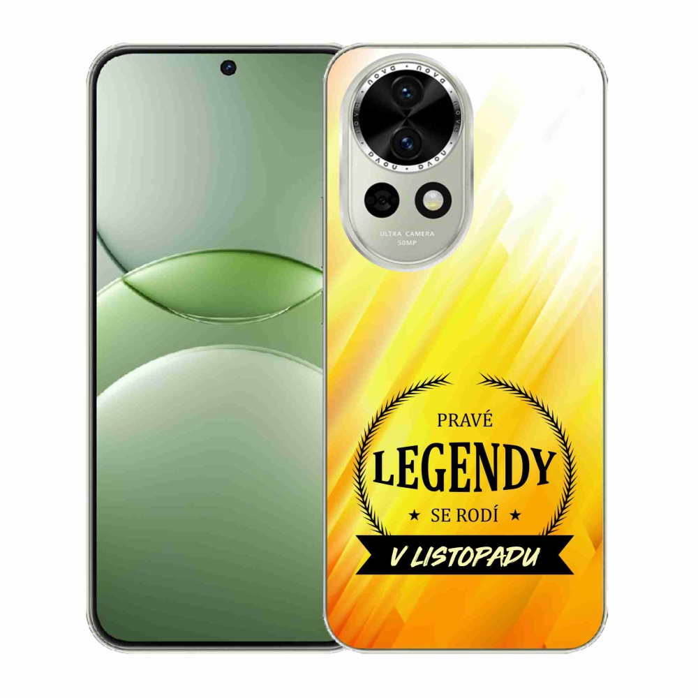 Gelový kryt mmCase na Huawei Nova 13 5G - legendy v listopadu žluté pozadí