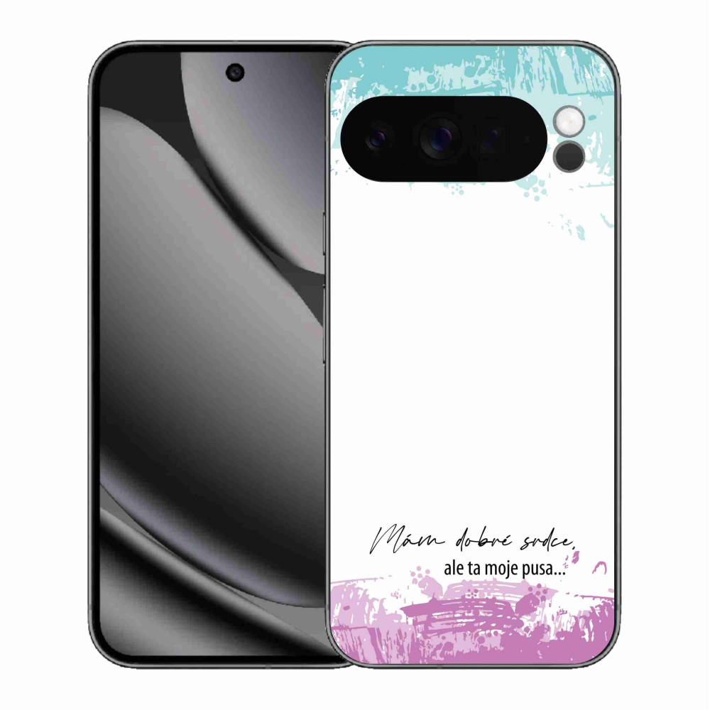 Gelový kryt mmCase na Google Pixel 10 Pro XL - vtipný text 3 bílé pozadí