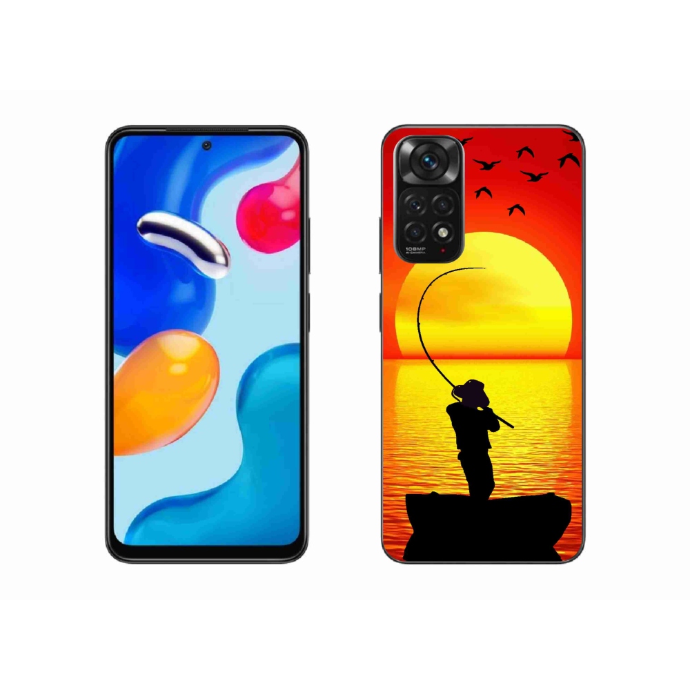 Gelový kryt mmCase na Xiaomi Redmi Note 11S 4G - rybaření