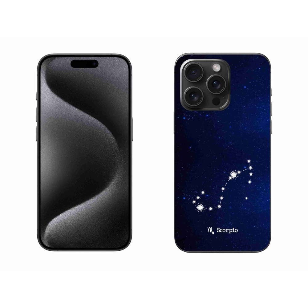 Gelový kryt mmCase na iPhone 15 Pro Max - souhvězdí Štíra