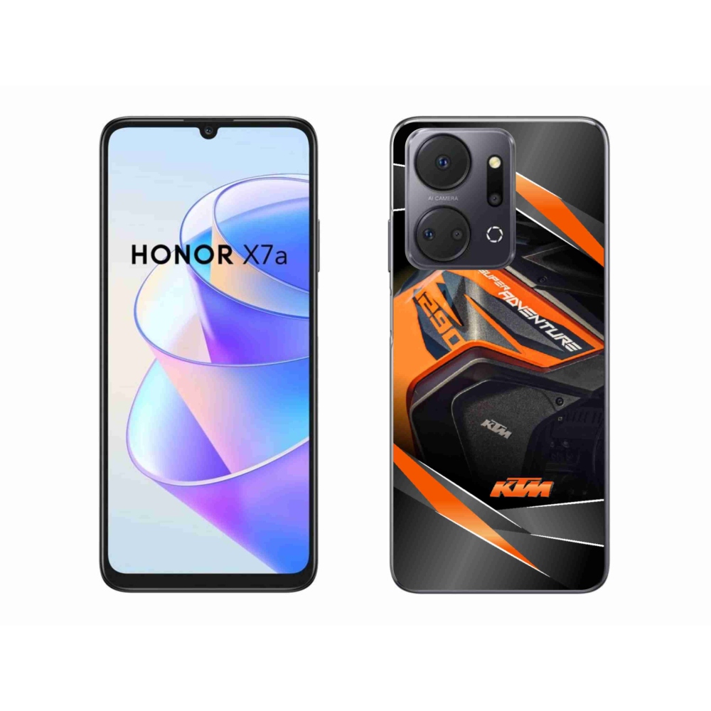 Gelový kryt mmCase na Honor X7a - motorka ktm