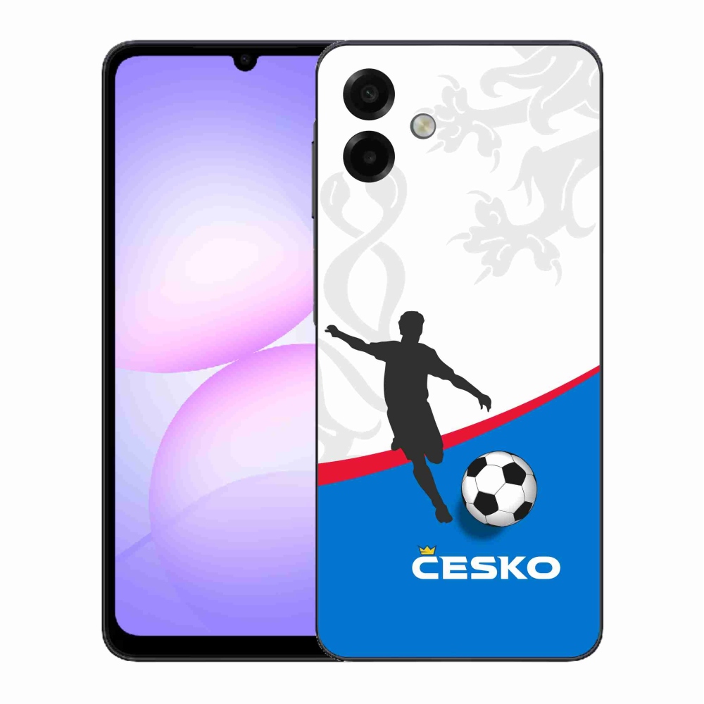 Gelový kryt mmCase na Samsung Galaxy A07 4G - fotbal Česko 1