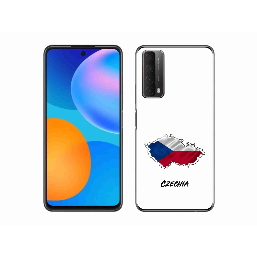 Gelový kryt mmCase na Huawei P Smart (2021) - Czechia bílé pozadí