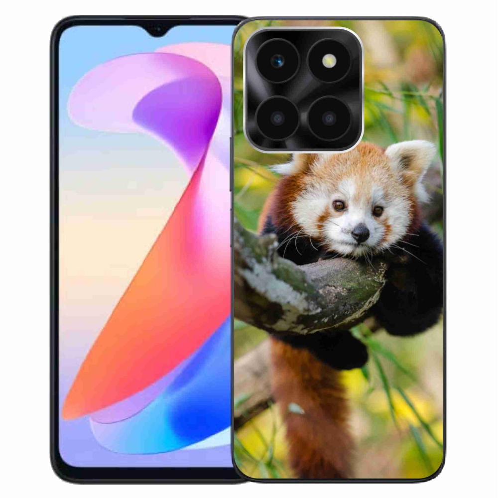 Gelový kryt mmCase na Honor X6a - panda červená