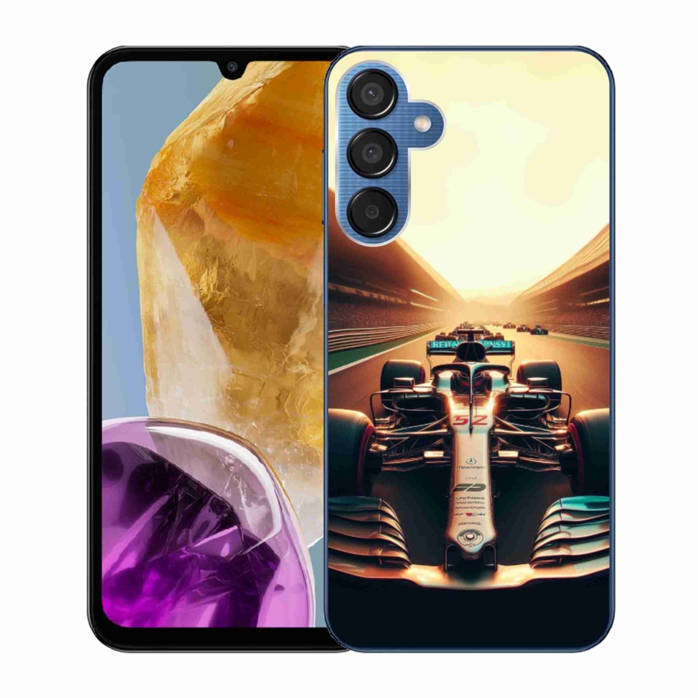 Gelový kryt mmCase na Samsung Galaxy M15 5G - formule 1