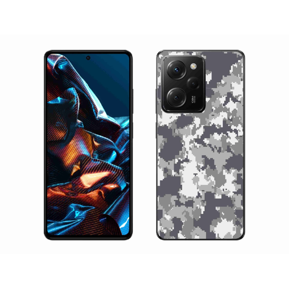 Gelový kryt mmCase na Xiaomi Poco X5 Pro 5G - maskáčový vzor 2