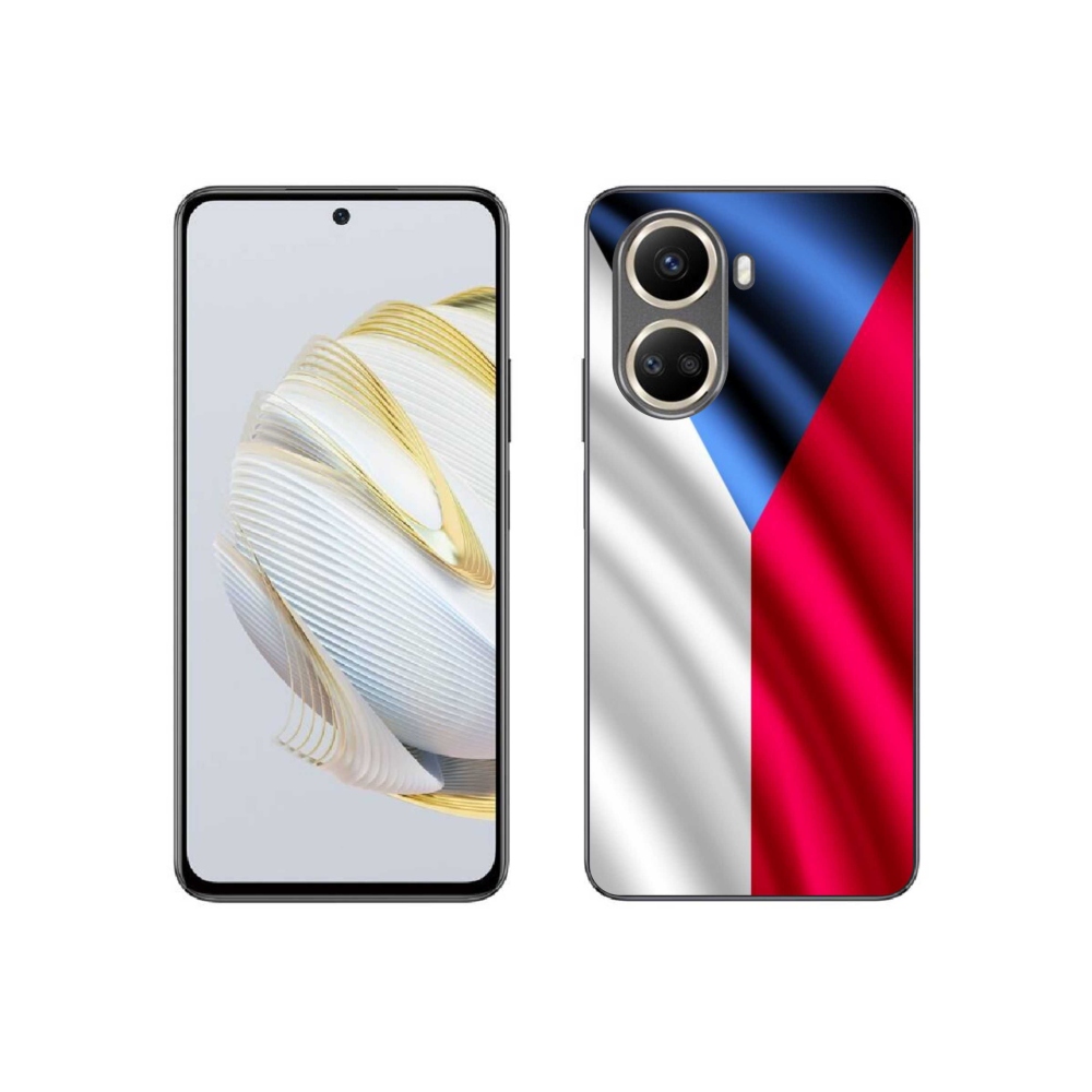 Gelový kryt mmCase na mobil Huawei Nova 10 SE - česká vlajka