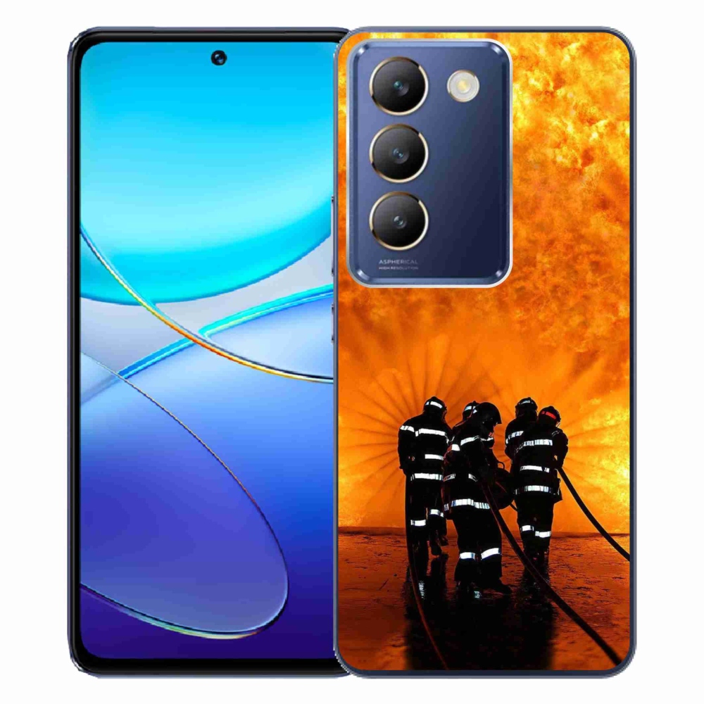 Gelový kryt mmCase na Vivo V40 SE 4G/5G - požár