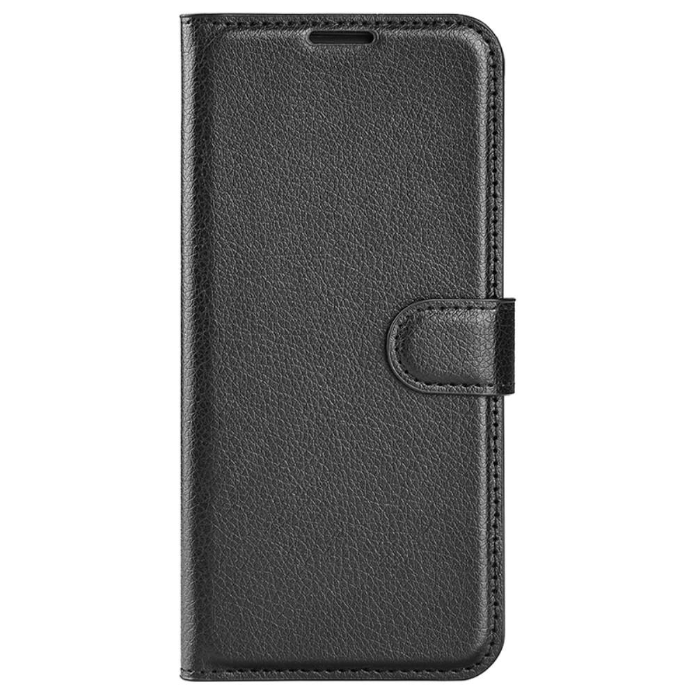 Litchi knížkové pouzdro na Xiaomi 14 Pro - černé