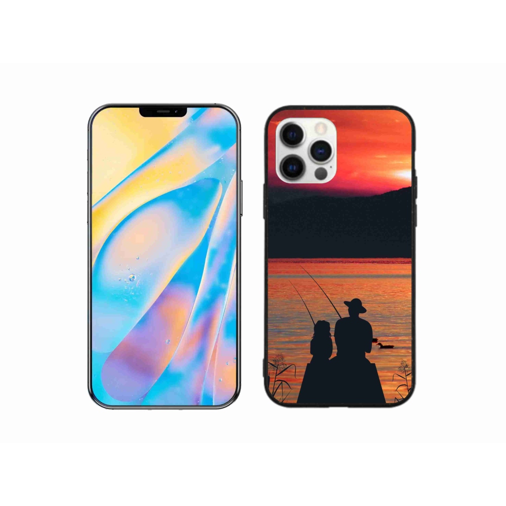 Gelový kryt mmCase na iPhone 12 Pro - rybaření 3