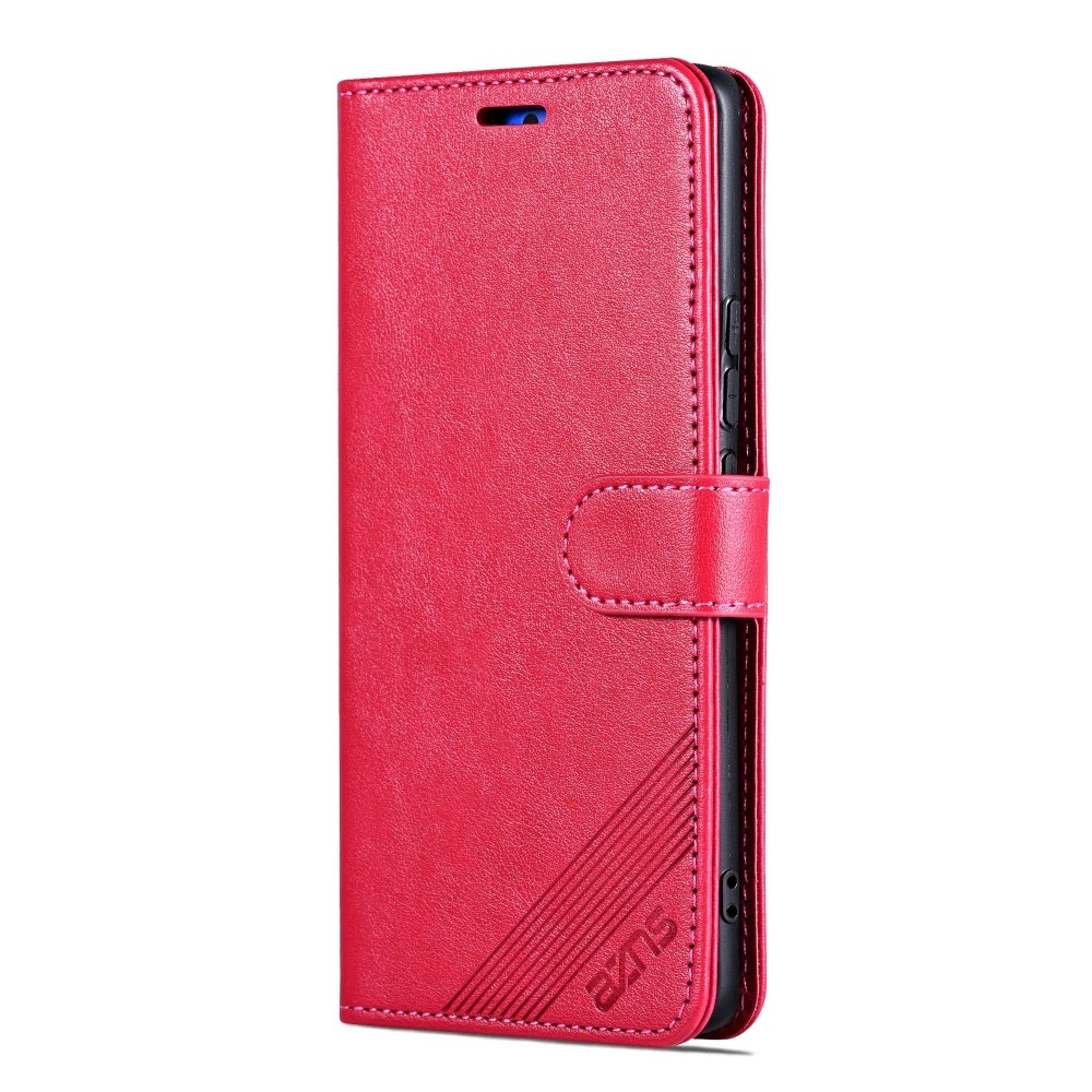 AZNS knížkové pouzdro na Xiaomi Redmi Note 14 Pro 5G/Poco X7 5G - červené