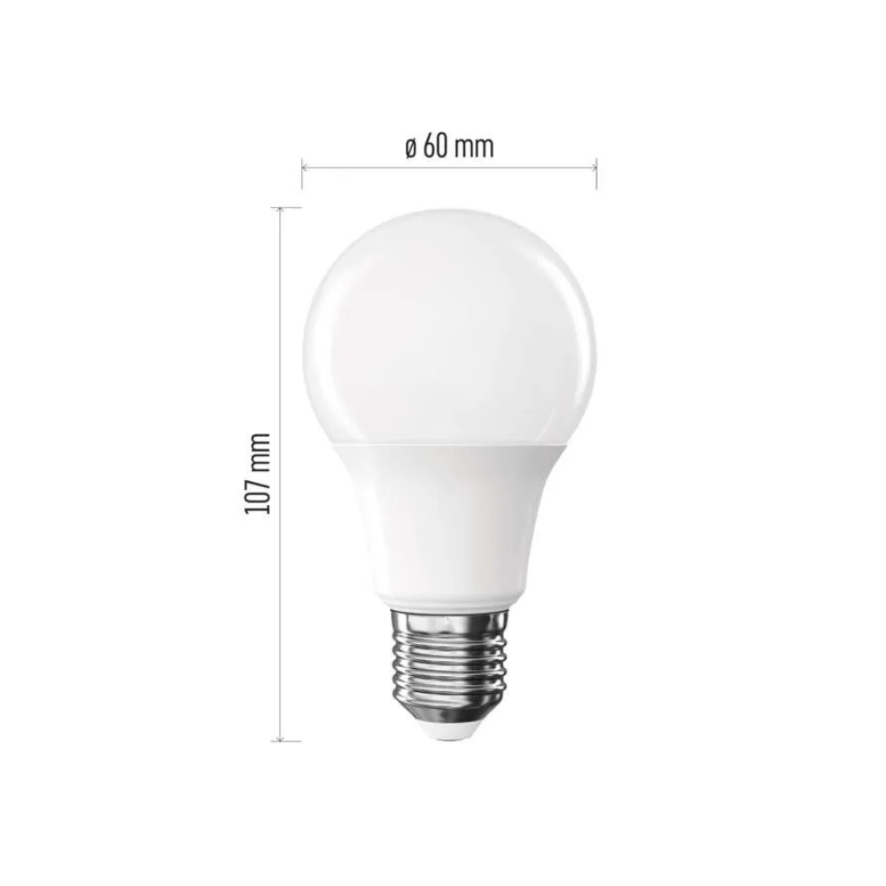LED žárovka Classic A60 / E27 / 7 W (60 W) / 806 lm / teplá bílá