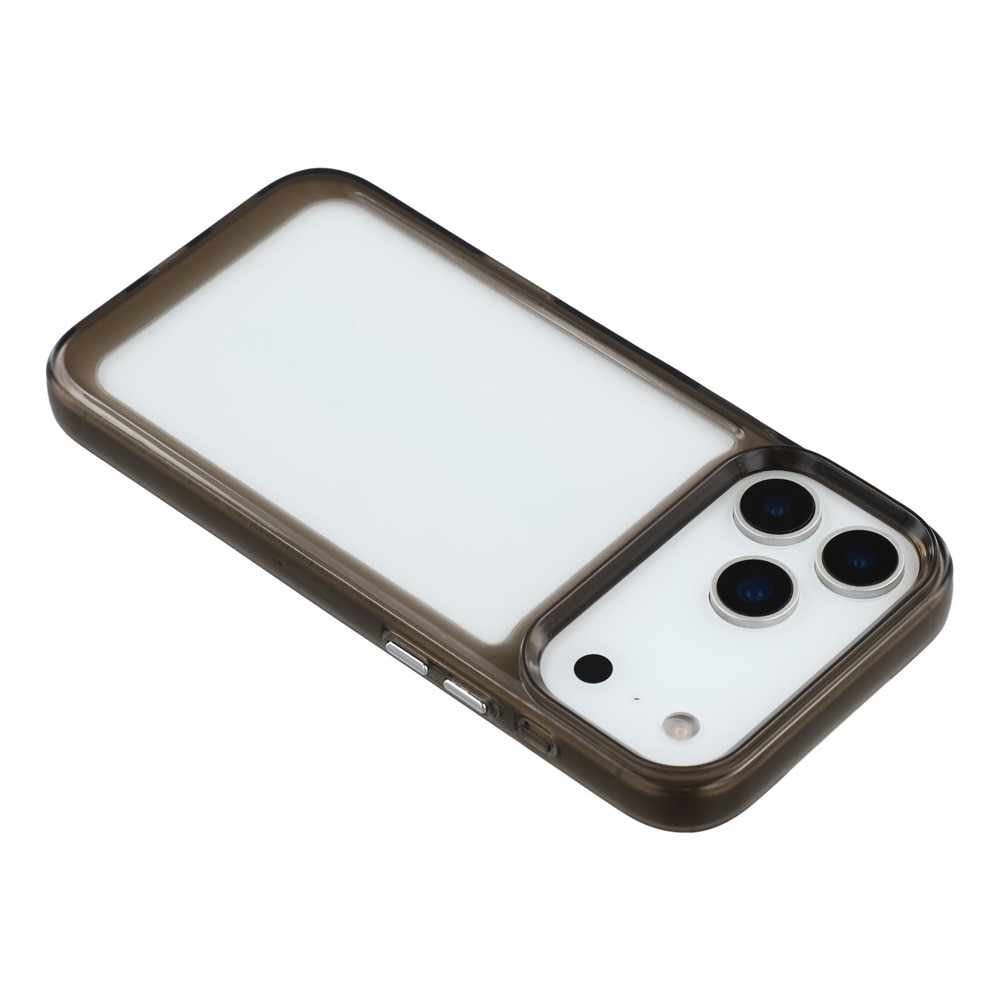 Gelový obal s pevnými zády na iPhone 17 Pro Max - černý