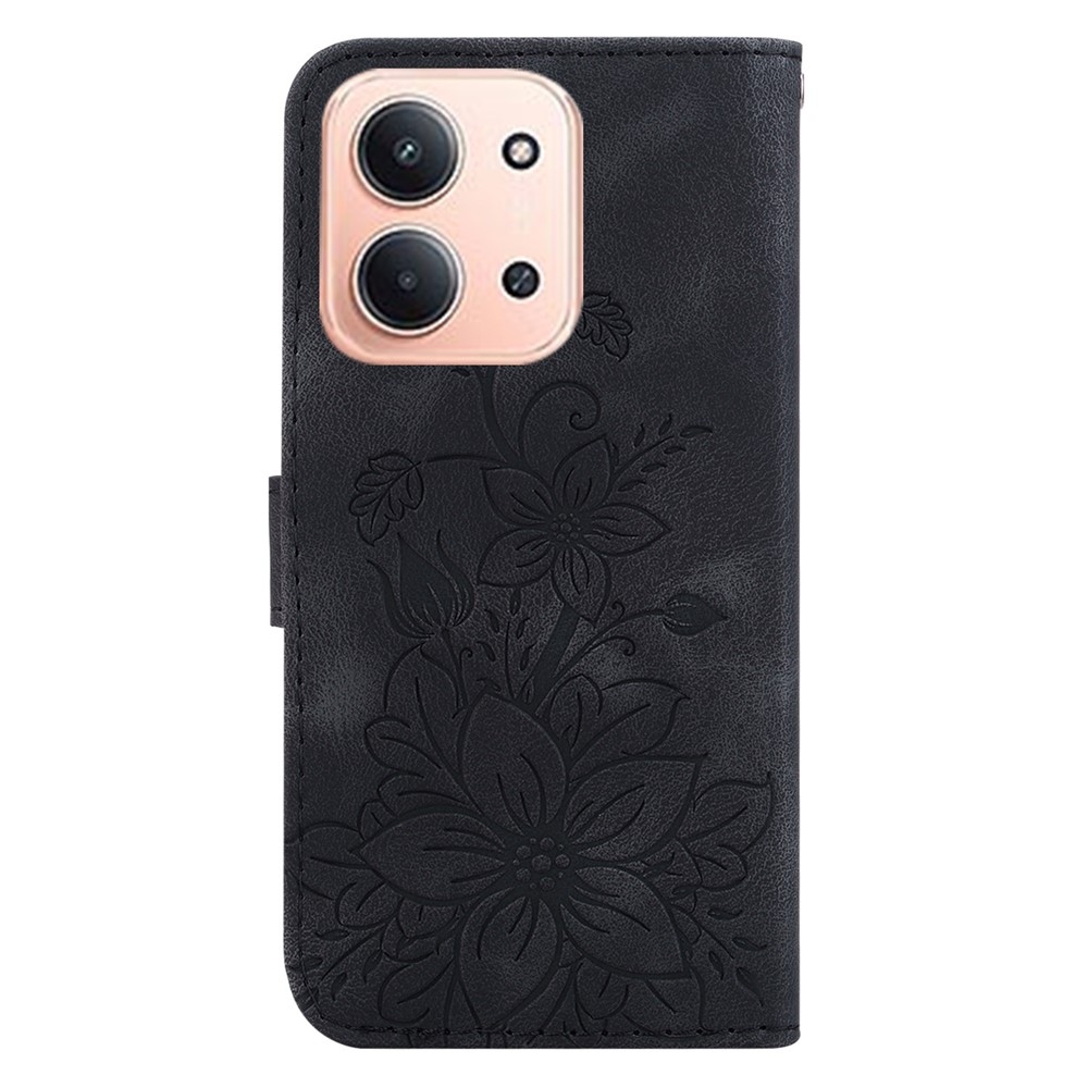 Lily knížkové pouzdro na Xiaomi Redmi 15C 4G/5G (173mm) - černé